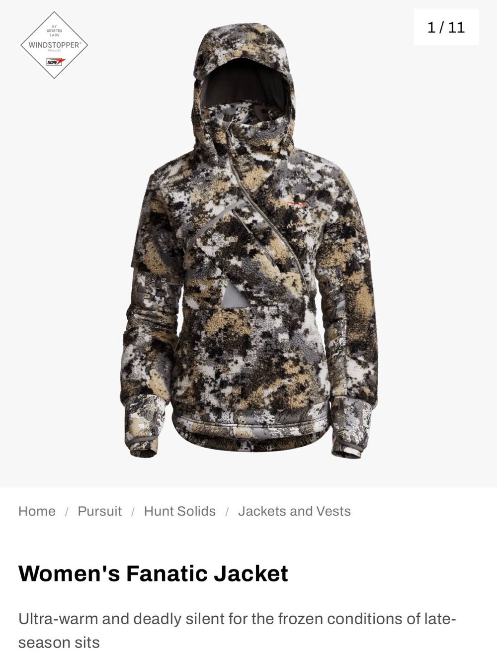 Sitka Fanatic Jacket - Picture 6 of 6